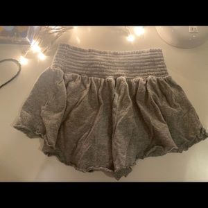 grey soft shorts :)
